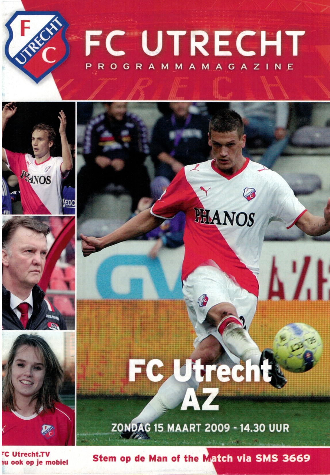AZ Programma 15-maa-2009 Utrecht uit